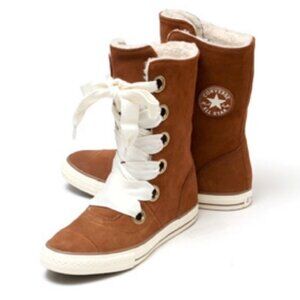 NWT CONVERSE CHUCK TAYLOR ALL-STAR  | BEVERLY BOOT ~ 7 ~ SUEDE / FLEECE LINING